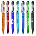 Image of senator New Spring Clear Plastic Ballpen with Metal Clip