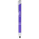 Image of Moneta anodized aluminium click stylus ballpoint pen