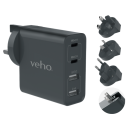 Image of Veho TA-45 Multi region universal USB charger plug adapter
