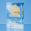 Image of Promotional 75cm x 125cm Optical Crystal Rectangle Award